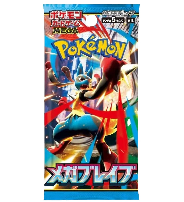 Pokemon TCG - Mega Evolution - Mega Brave (M1L) - Booster Pack (Japanese)