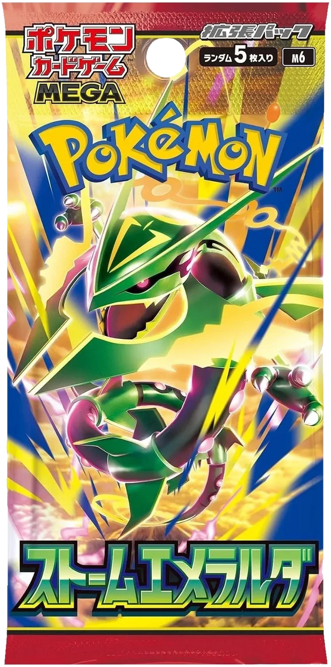 Pokemon TCG - Mega Evolution - Storm Emeralda (M6) - Booster Pack (Japanese)