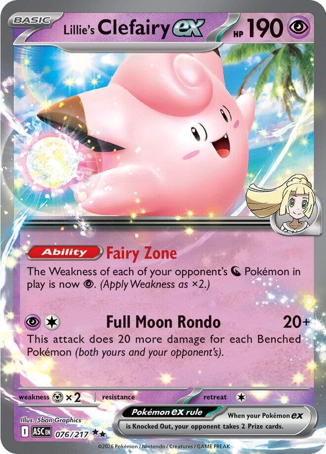 Lillie's Clefairy ex (Ascended Heroes) 76/217 [Near Mint]