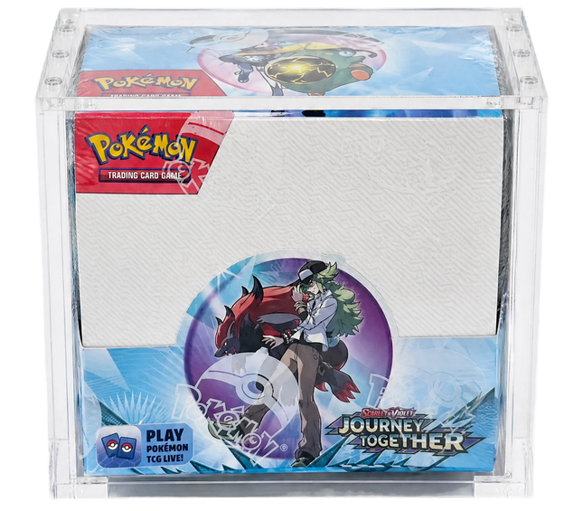 Acrylic Display Case - Pokemon Booster Box (Magnetic Lid)