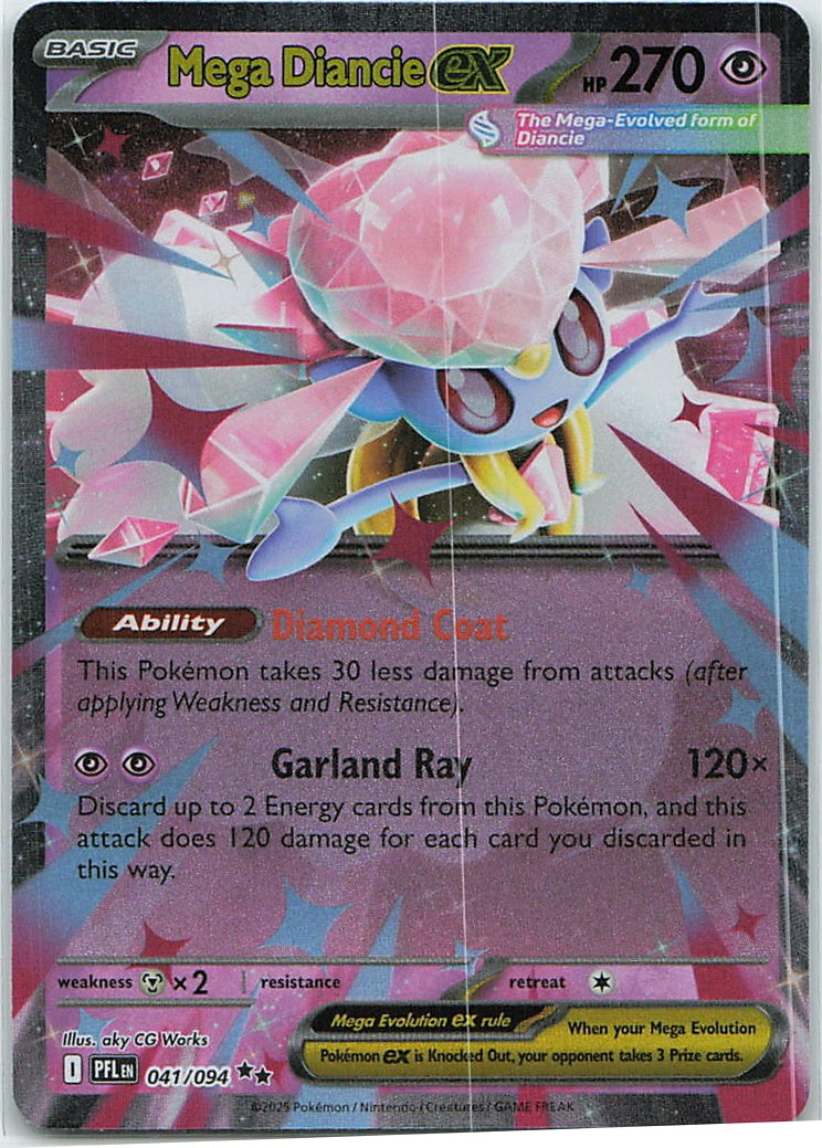 Mega Diancie ex (Phantasmal Flames) 41/94 [Near Mint]