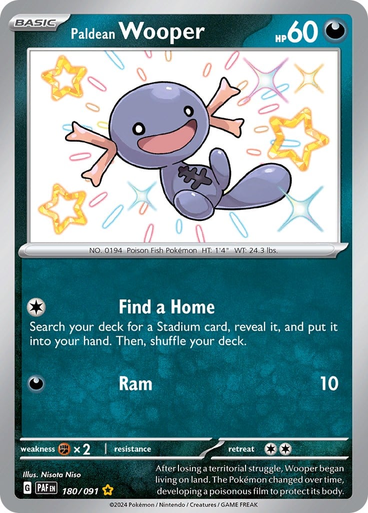 Paldean Wooper (Paldean Fates) 180/91 [Near Mint]
