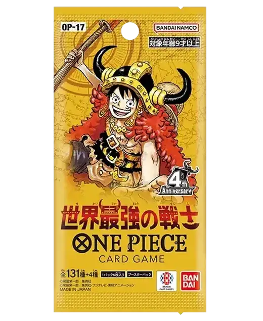 One Piece Card Game - The World's Strongest Warriors (OP-17) - Booster Pack (Japanese)