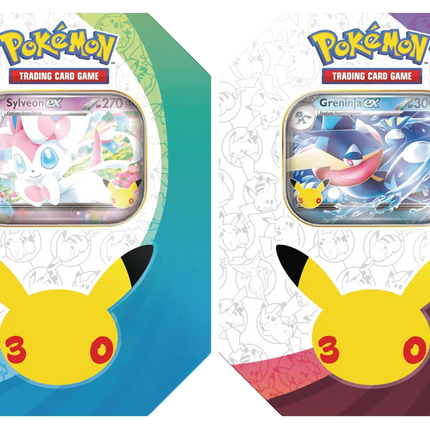Pokemon TCG - 30th Celebration - ex Tin - Assorted (English)